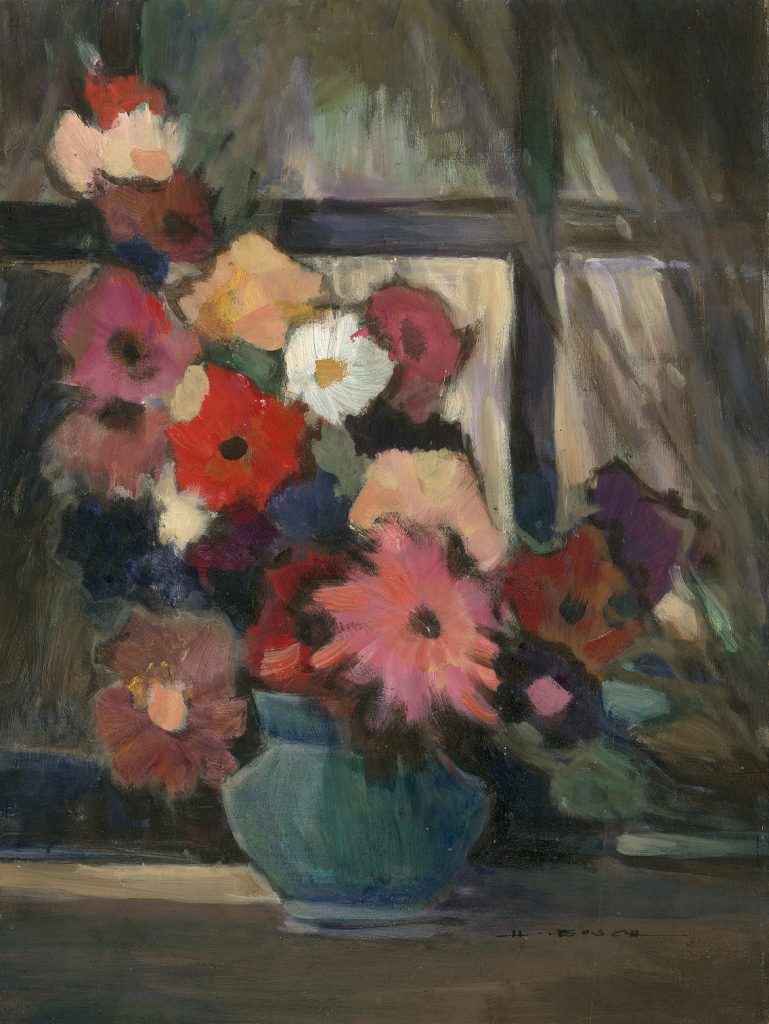 Acryl Nr. 106 | 40 x 30 cm, Stilleben mit Blumenvase